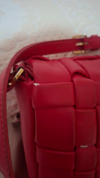 Borsa Liu Jo fucsia intrecciata