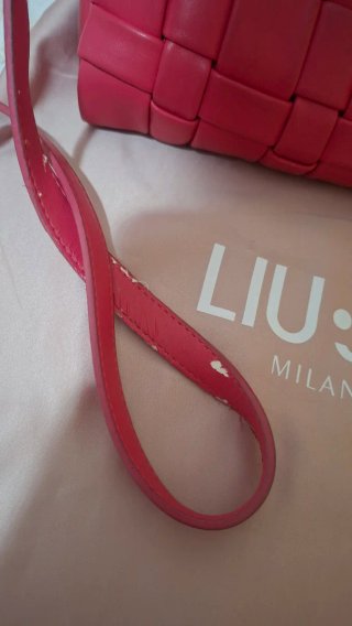 Borsa Liu Jo fucsia intrecciata