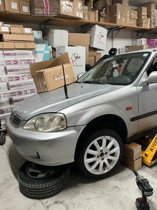 Llantas Honda Civic EK Blancas