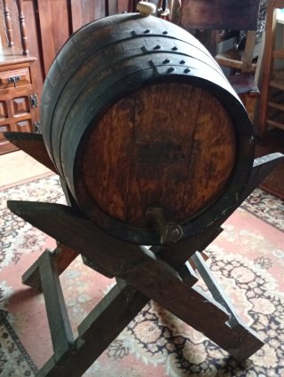 Estufa antigua de leña