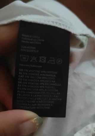 Vestido blanco estampado flores