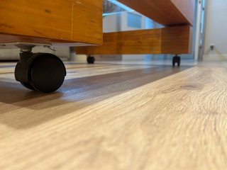 Mesa de centro madera y cristal