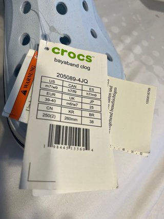 Crocs Azul Talla 40