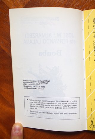 José María Almarzegi eta Fernando Lalana. Bonba