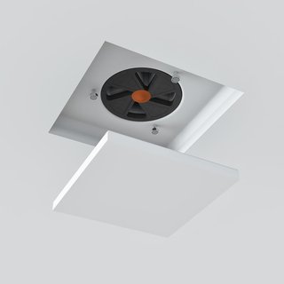 Rejilla ventilación KVADRO-100 magnética