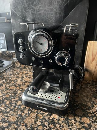 Cafetera Espresso CREATE Negra