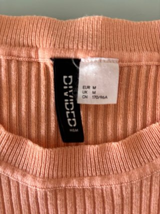 Camiseta de punto naranja