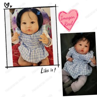 Muñeca reborn bebé silicona