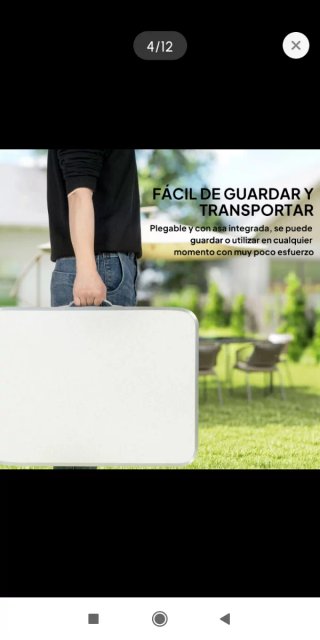 Mesa Plegable Picnic Camping Camper