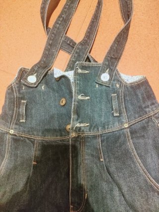Salopette in denim