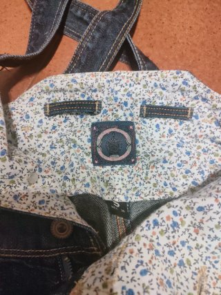 Salopette in denim