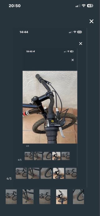 Bicicleta juvenil negra