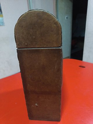 Estuche botellero antiguo cuero