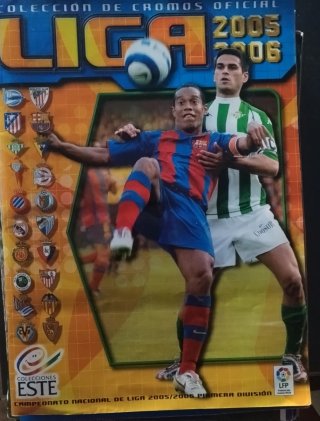 Álbum Fútbol Liga 2005-2006 Colecciones Este
