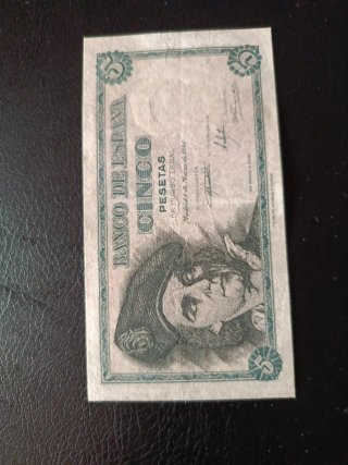 Billete 5 Pesetas Banco de España 1948