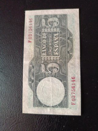 Billete 5 Pesetas Banco de España 1948