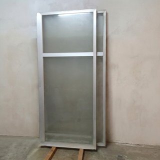8 Hojas Correderas Aluminio con Cristal