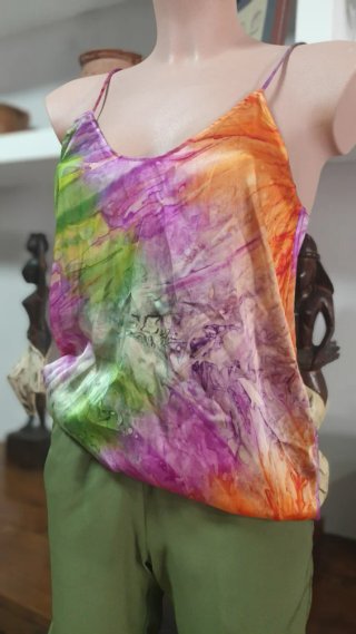 Conjunto Bini Blu Mujer Verde Multicolor.
