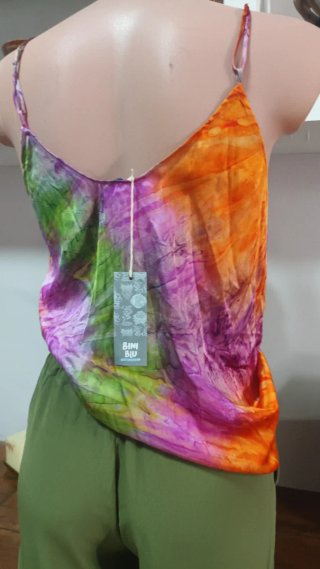 Conjunto Bini Blu Mujer Verde Multicolor.