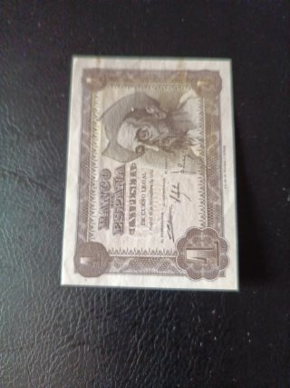 Billete 1 Peseta Banco de España