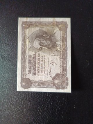 Billete 1 Peseta Banco de España