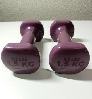 Mancuernas 1,5 Kg (3,3 Lbs) Morado