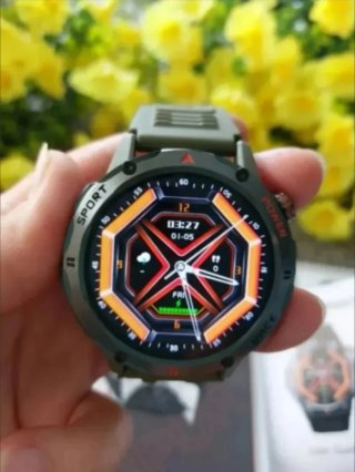 Reloj Inteligente Brújula Linterna Verde
