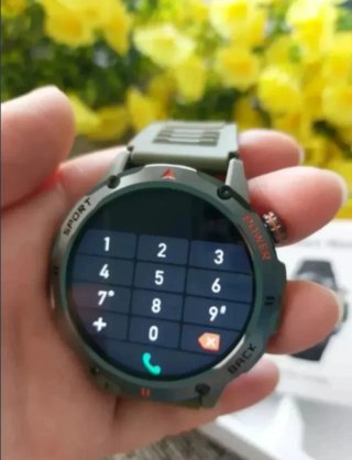 Reloj Inteligente Brújula Linterna Verde