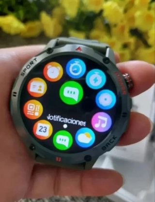 Reloj Inteligente Brújula Linterna Verde