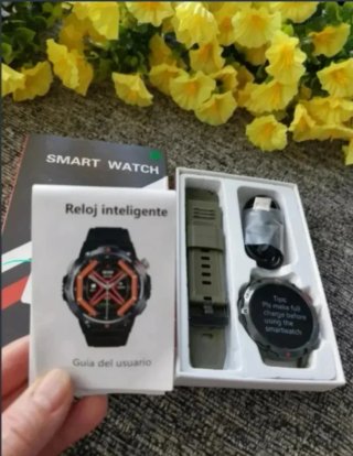 Reloj Inteligente Brújula Linterna Verde