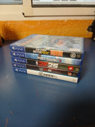 Lote 5 Juegos PS4