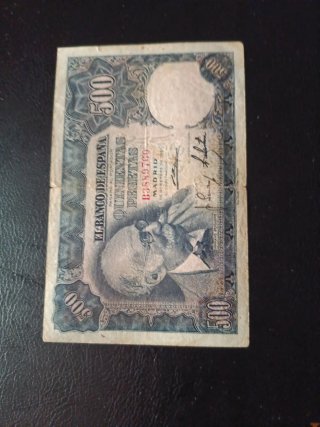 Billete 500 Pesetas España 1951