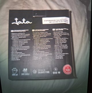 Jata JECL5501 Espumador Calentador Leche Eléctrico