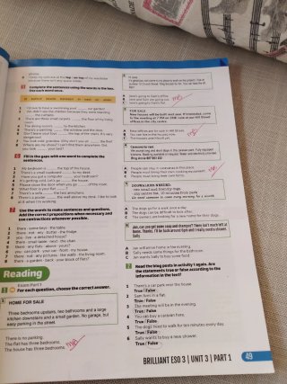 Libro inglés 3 eso con algún apunte