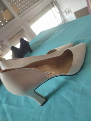 Tacones Pilar Burgos Beige Talla 40