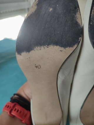 Tacones Pilar Burgos Beige Talla 40