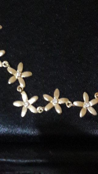 Collar Tous Oro 18kl Flores Diamantes joya vintage