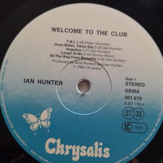 Ian Hunter - Welcome to the Club - Live - 2LP