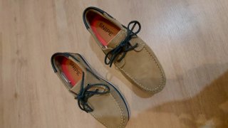 Zapatos náuticos Snipe beige/marrón