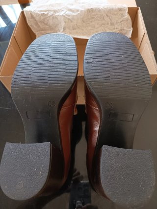 Yokono Zapatos Tacón Bloque Piel