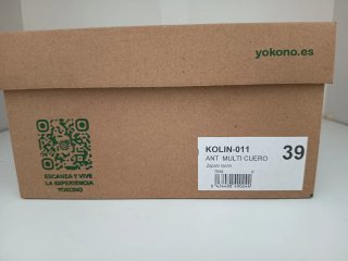 Yokono Zapatos Tacón Bloque Piel