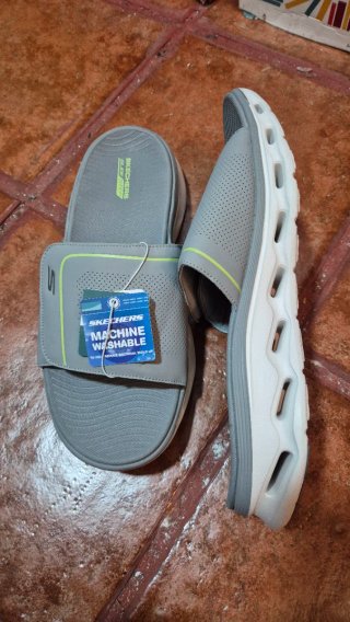Skechers Glide Step Chanclas Gris
