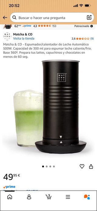 Matcha & CO Espumador Leche Automático