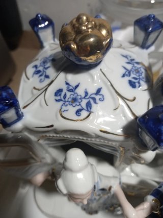 Carroza Rococó Porcelana