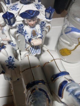 Carroza Rococó Porcelana