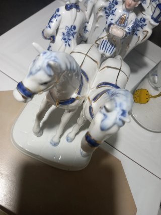 Carroza Rococó Porcelana