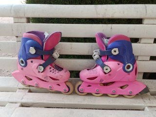 Patines niña Oxelo rosas