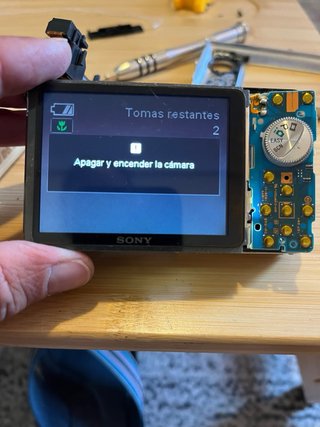 Pantalla LCD y Botonera Sony Cyber-shot