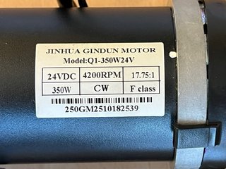 Motor Eje Trasero 350W 24V Scooter Eléctrico