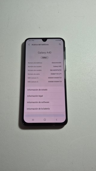 Samsung Galaxy A40 + Repuestos (leer descripción)